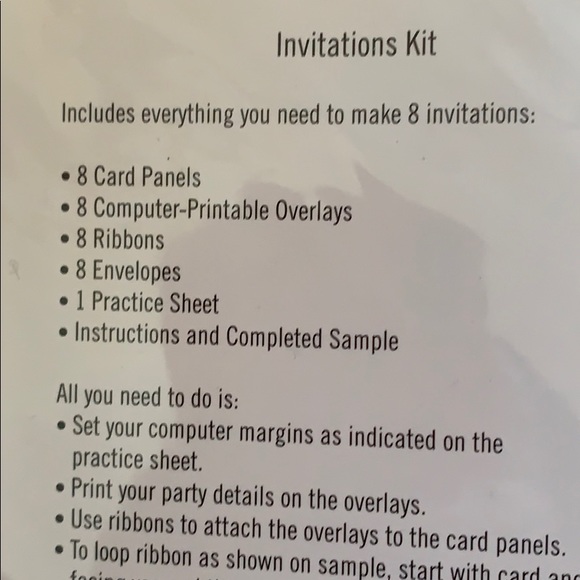 Hallmark Party Supplies New Invitations Kit 8 Cards Each Poshmark